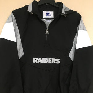 starter pullover jacket raiders